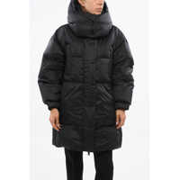Geci de iarna Removable Hood Puffa Down Jacket Femei