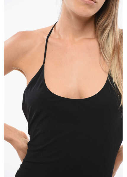 Costume de baie intregi LIDO Solid Color Ventitre One Piece Swimsuit Black Femei (BM 18775336) 3