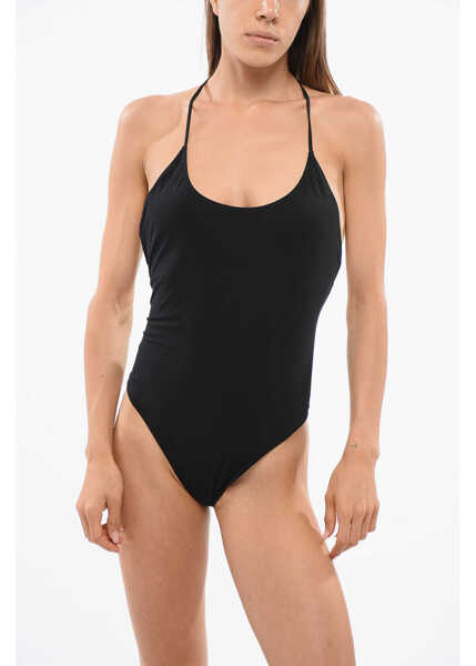 Costume de baie intregi LIDO Solid Color Ventitre One Piece Swimsuit Black Femei (BM 18775336) 1