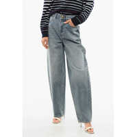 Blugi drepti ZIMMERMANN Low Waist Wide Leg Barrel Jeans