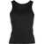 WARDROBE.NYC Ribbed Lightweight Cotton Tank Top Black