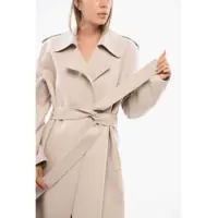 Imbracaminte Dama pagina 408 - Trenciuri Harris Wharf London Virgin Wool Maxi Trench With Belt Beige Femei (BM 18775519) - B-mall.ro