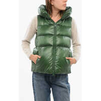 Geci de iarna Globe Hooded Sleeveless Down Jacket Femei