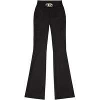 Pantaloni office Boot Cut Gabardine P-Erseus Pants With Monogram Femei