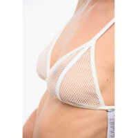 Imbracaminte Dama pagina 229 - Sutiene Elisabetta Franchi Sheer Mesh Bra White Femei (BM 18775549) - B-mall.ro