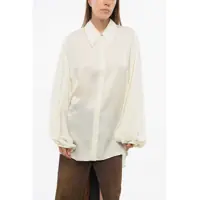 Bluze Asymmetrical Cut Oversized Blouse Femei