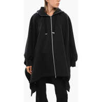 Jachete Resort Neoprene Jacket With Bat-Wing Sleeves And Nylon Hood Femei