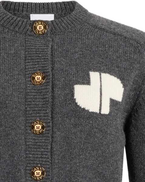 Cardigane Patou Cardigan With Logo GREY Femei (BM 18775831) 2