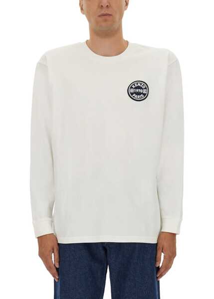 Tricouri Kenzo Long-Sleeved T-Shirt WHITE Barbati (BM 18775849) 1