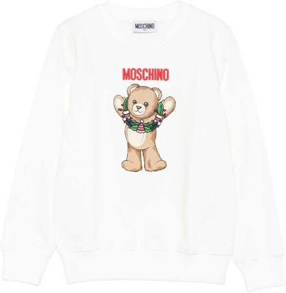 Hanorace Moschino Jersey With Logo WHITE Fete (BM 18775852) 1