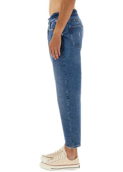 Blugi drepti AMISH Jeremiah Stone Washed Jeans DENIM Barbati (BM 18775867) 4