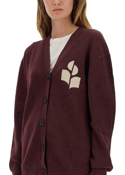 Cardigane ISABEL MARANT ETOILE Cardigan Norton BORDEAUX Femei (BM 18775873) 4