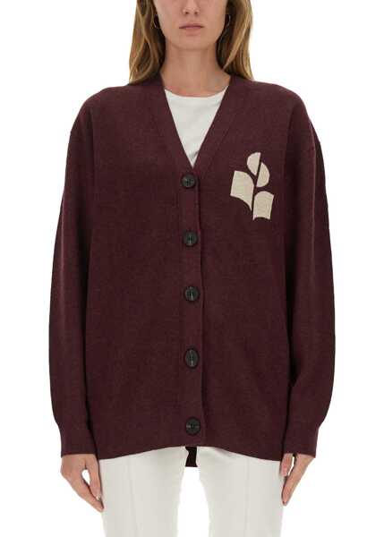 Cardigane ISABEL MARANT ETOILE Cardigan Norton BORDEAUX Femei (BM 18775873) 1
