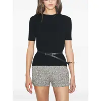 Imbracaminte Dama pagina 238 - Pulovere casual Tory Burch Ribbed Cotton Pullover BLACK Femei (BM 18775888) - B-mall.ro