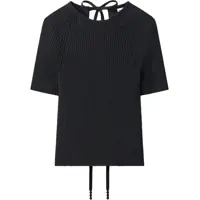 Pulovere casual Ribbed Cotton Pullover Femei