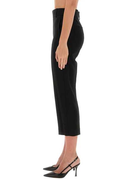 Pantaloni casual Khaite Pants Cam BLACK Femei (BM 18775894) 4