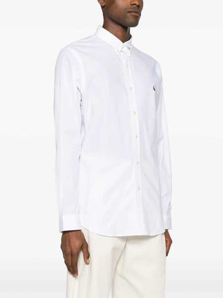 Camasi casual Ralph Lauren Cotton Shirt WHITE Barbati (BM 18775936) 3