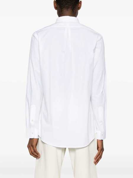 Camasi casual Ralph Lauren Cotton Shirt WHITE Barbati (BM 18775936) 4