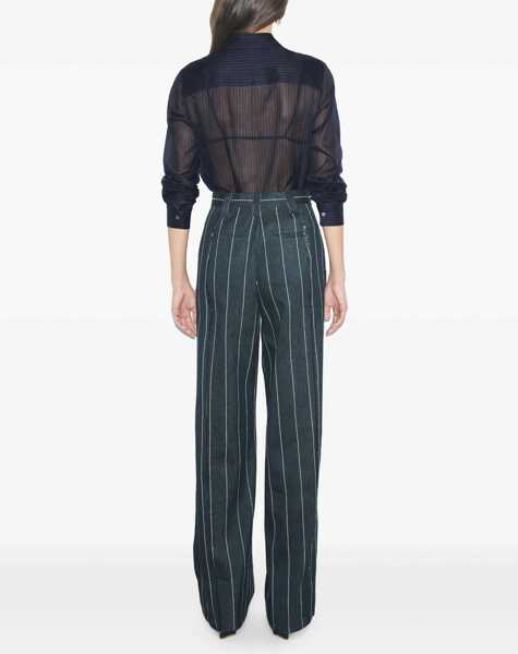 Bluze Tory Burch Striped Cotton Shirt BLUE Femei (BM 18775966) 3