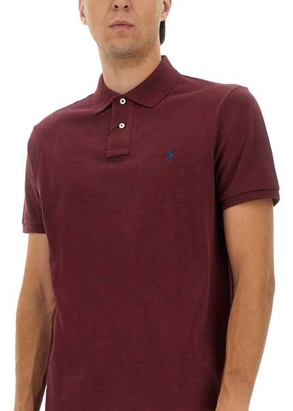 Tricouri Polo Ralph Lauren Cotton Polo BORDEAUX Barbati (BM 18775996) 4