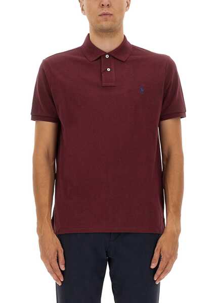 Tricouri Polo Ralph Lauren Cotton Polo BORDEAUX Barbati (BM 18775996) 1