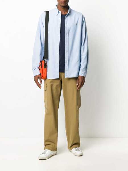 Camasi casual Ralph Lauren Oxford Custom Shirt BLUE Barbati (BM 18776008) 2