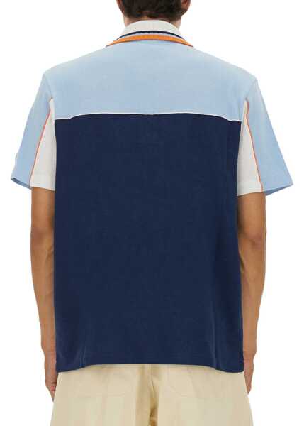 Tricouri Polo Casablanca Oversize Fit Polo Shirt BLUE Barbati (BM 18776020) 3