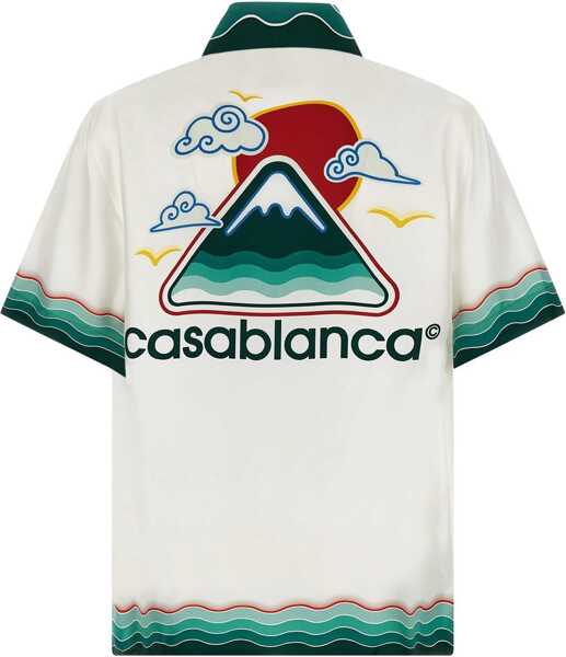 Camasi casual Casablanca Montagne Ondule Shirt GREEN Barbati (BM 18776032) 2