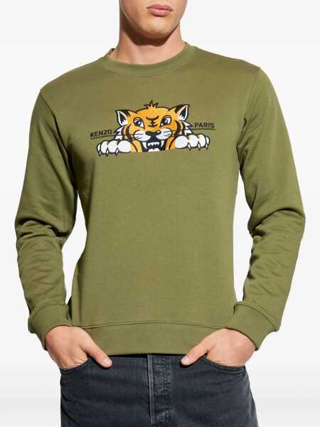 Bluze de trening Kenzo Silm Fit Sweatshirt GREEN Barbati (BM 18776041) 3