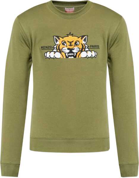 Bluze de trening Kenzo Silm Fit Sweatshirt GREEN Barbati (BM 18776041) 1