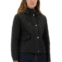 Geci Burberry Dama - Trenciuri Burberry Quilted Nylon Cropped Jacket BLACK Femei (BM 18776080) - B-mall.ro