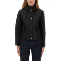 Trenciuri Quilted Nylon Cropped Jacket Femei