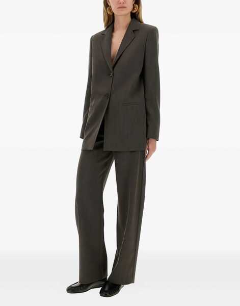 Sacouri office MOSCHINO JEANS Wool Blend Jacket BROWN Femei (BM 18776086) 2