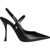 Dolce & Gabbana Leather Slingback Pumps BLACK