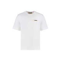 Tricouri Jacquemus Gros Grain Cotton Crew-Neck T-Shirt Barbati