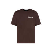 Tricouri Jacquemus Gros Grain Cotton Crew-Neck T-Shirt Barbati