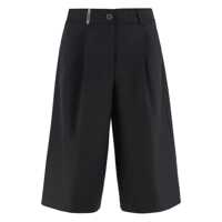 Pantaloni casual Peserico Virgin Wool Blend Bermuda-Shorts Femei