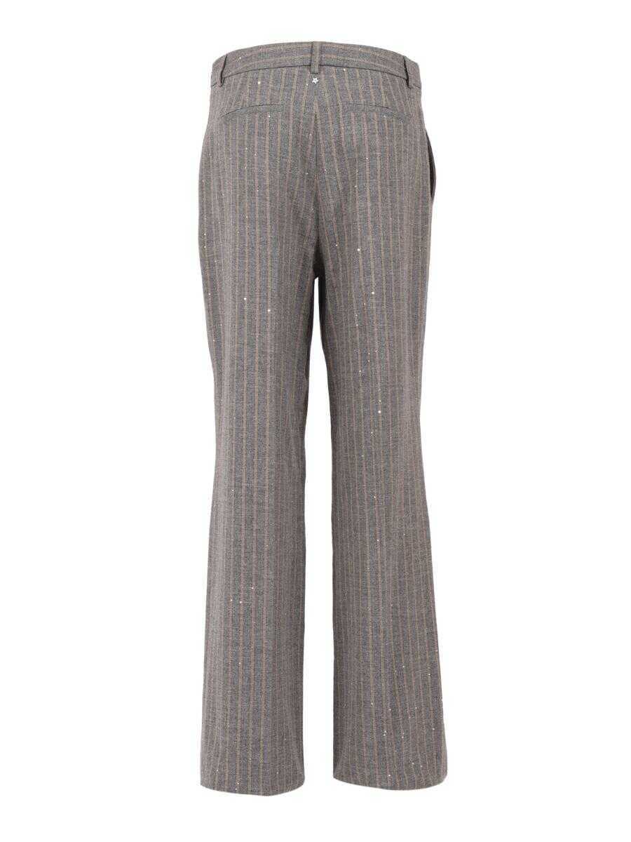 Pantaloni casual Lorena Antoniazzi Lorena Antoniazzi Pants GRAY Femei (BM 18778164) 2