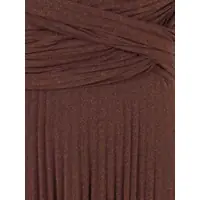 Rochii Elisabetta Franchi Dama - Rochii Elisabetta Franchi Elisabetta Franchi Midi Dress BROWN Femei (BM 18778203) - B-mall.ro