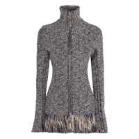 Cardigane Rabanne Full-Zip Cotton Cardigan Femei