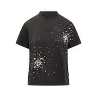 Tricouri Des_Phemmes Des Phemmes T-Shirt With Rhinestones Femei