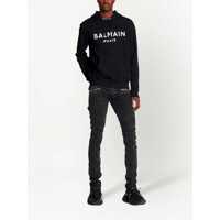 Bluze de trening Balmain Logo Print Hoodie Barbati