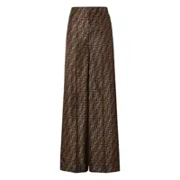 Pantaloni casual Fendi Ff Silk Trousers Femei