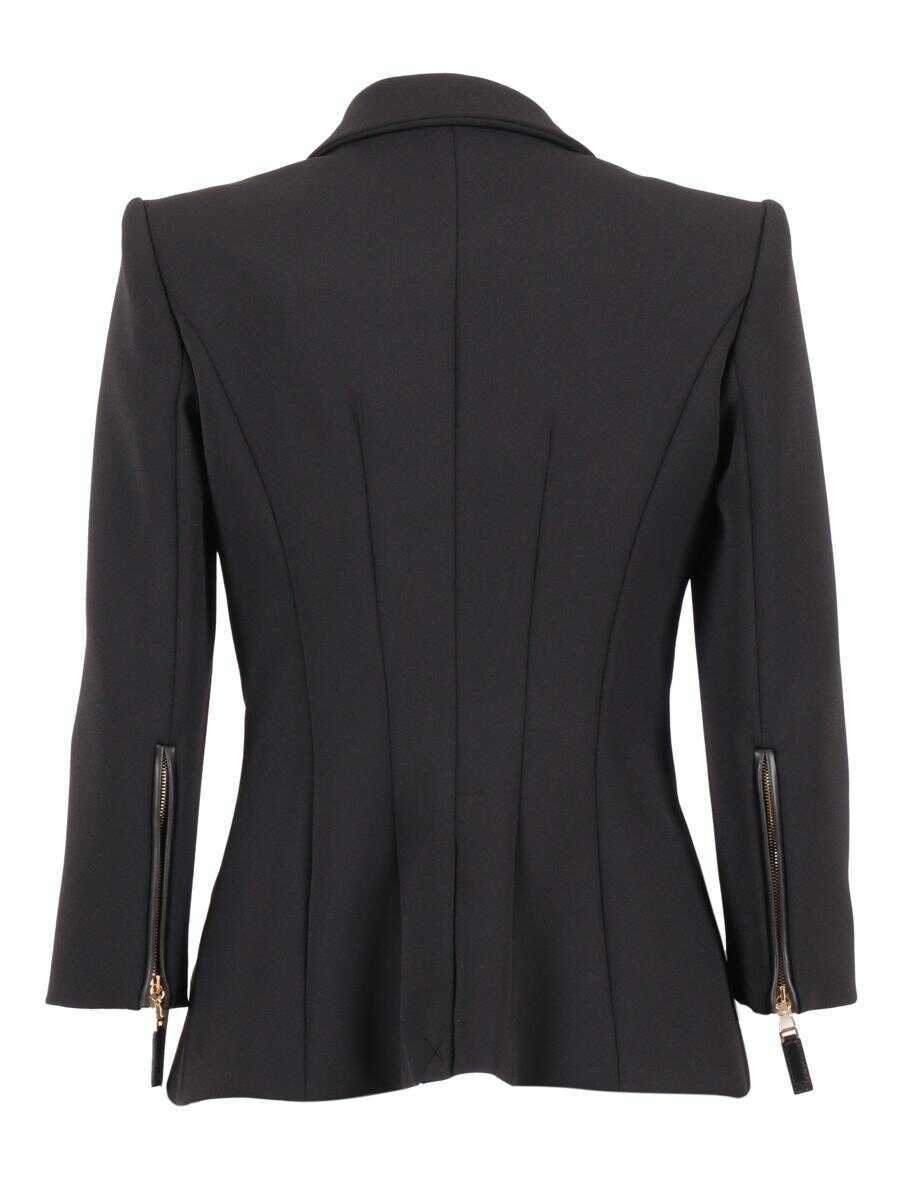 Geci Elisabetta Franchi Elisabetta Franchi Jacket Black Femei (BM 18779310) 2