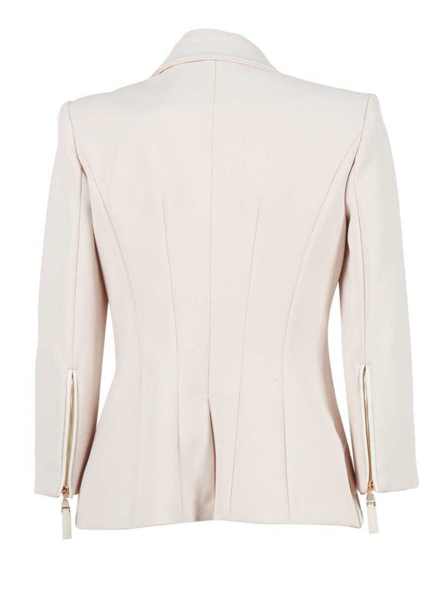 Geci Elisabetta Franchi Elisabetta Franchi Jacket WHITE Femei (BM 18779313) 2