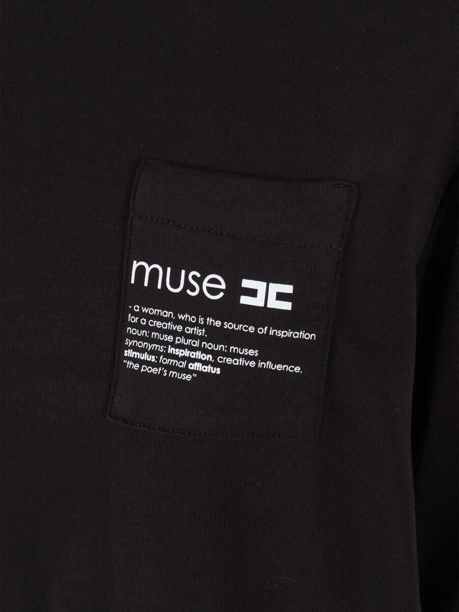 Pulovere Elisabetta Franchi Elisabetta Franchi Girocoll Black Femei (BM 18779922) 3