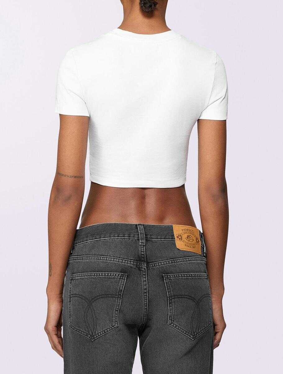 Topuri Fiorucci Fiorucci T-Shirts And Polos WHITE Femei (BM 18780606) 3