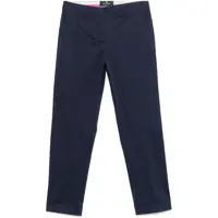 Pantaloni casual Etro Blue Cotton Pants Femei