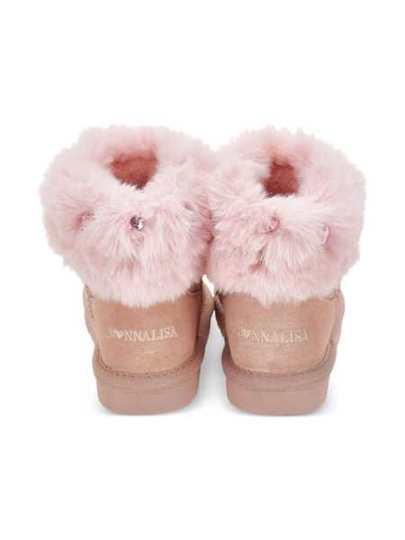 Bocanci Monnalisa BOOTS WITH RHINESTONES Pink Fete (BM 18780726) 3