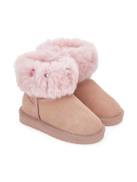 Bocanci Monnalisa BOOTS WITH RHINESTONES Pink Fete (BM 18780726) 1